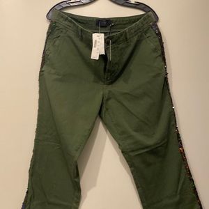 J Crew Sequin Tuxedo Chinos